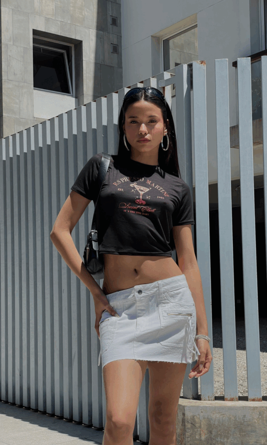 Mini Cierre Doble Cordon Blanco Tiro Medio - SYLAS WHITE