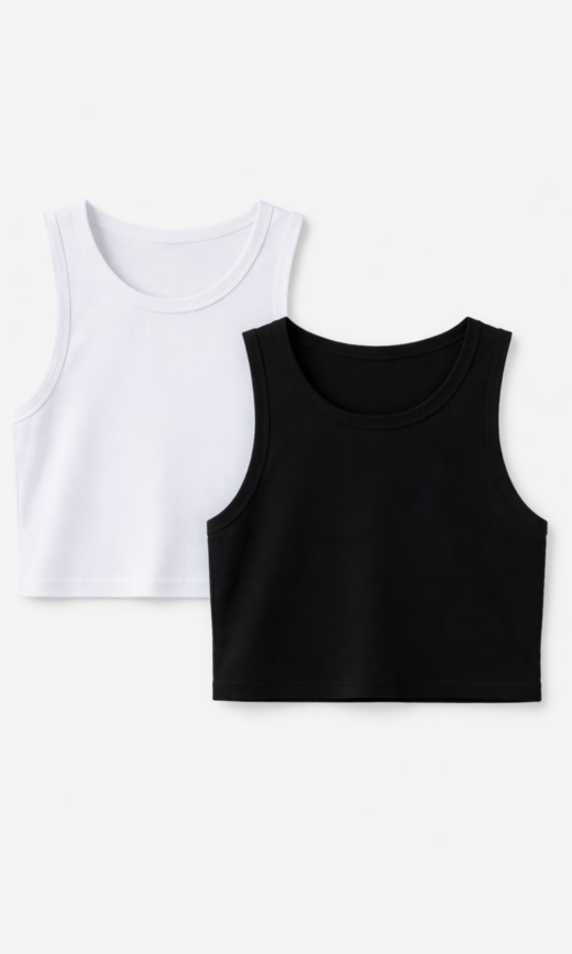 Basica Musculosa Laycra - Cuello Cerrado