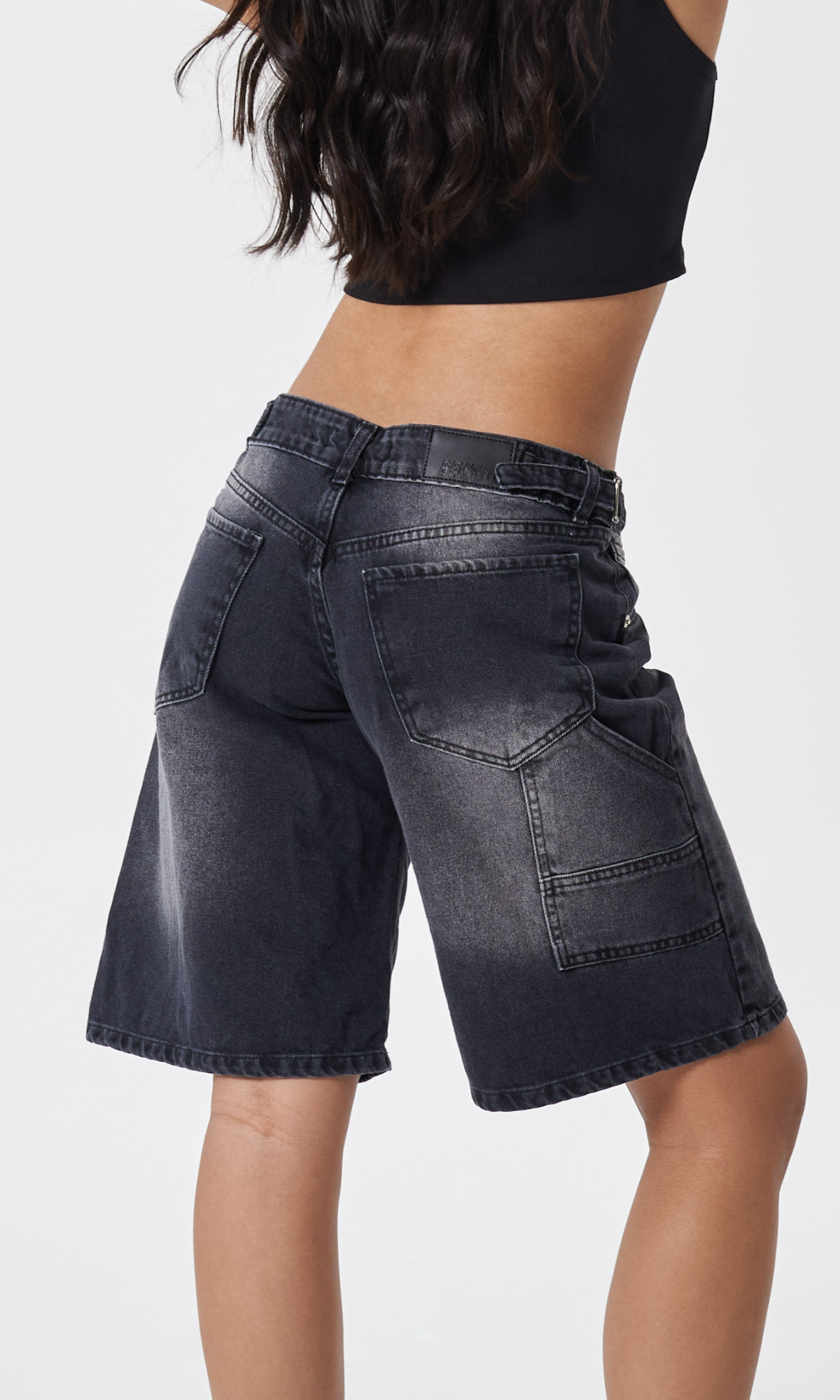 Bermuda Hebilla Gris Tiro Bajo - SENNA - Image 9