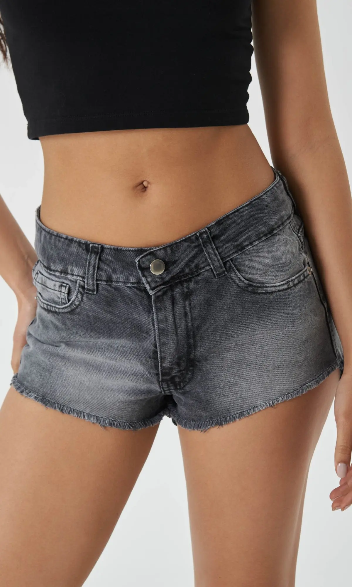 Short Gris Tiro Bajo - JENNY - Image 4