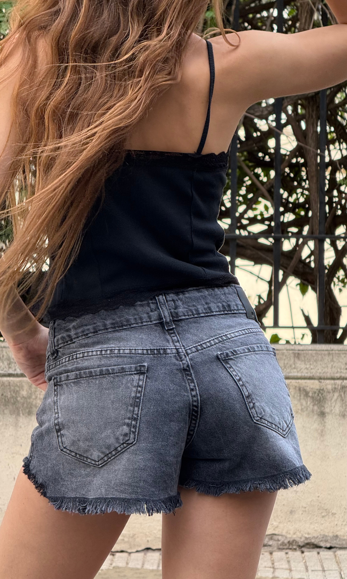 Short Gris Tiro Bajo - JENNY - Image 3