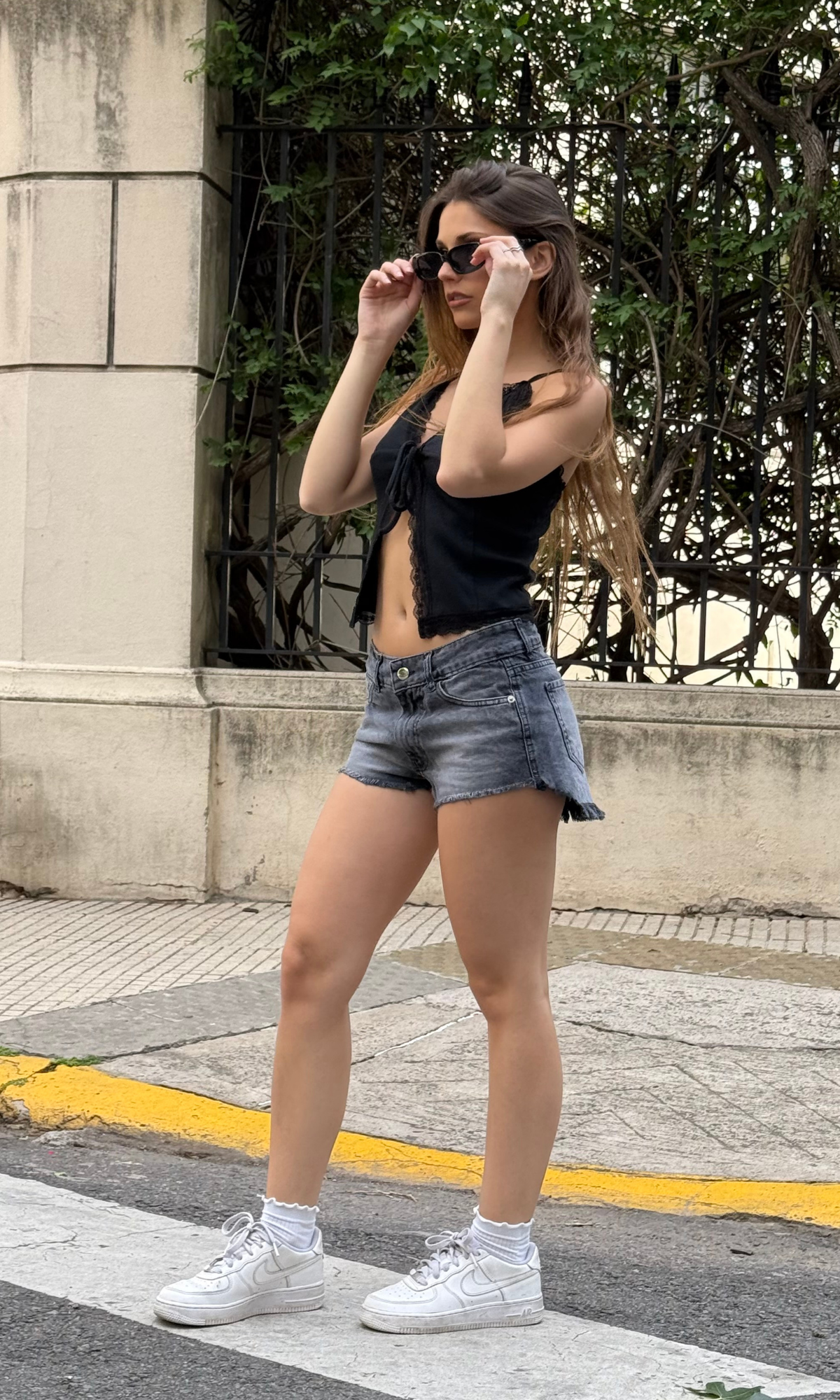 Short Gris Tiro Bajo - JENNY - Image 2