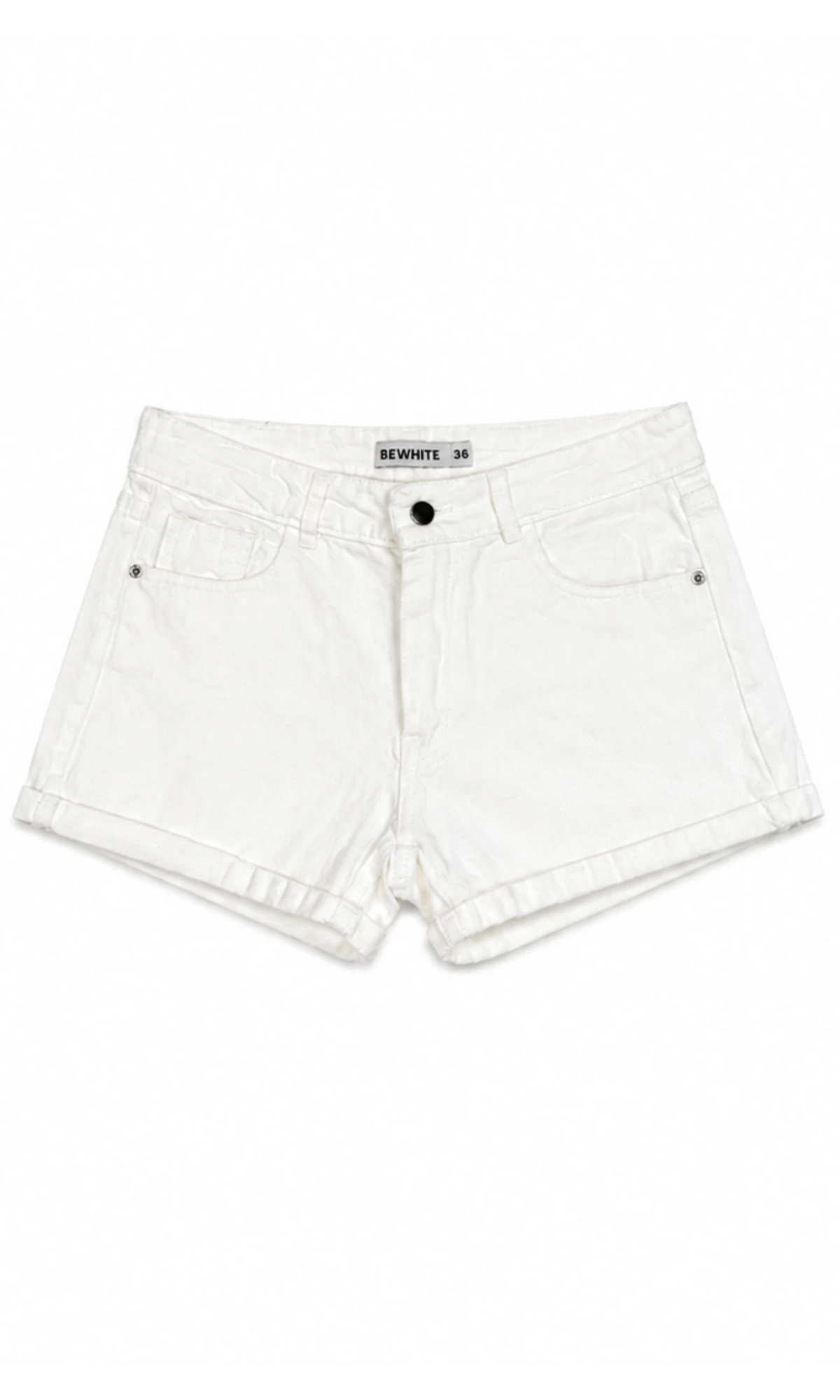 Short Dobladillo Blanco Tiro Bajo- RUTY - Image 3