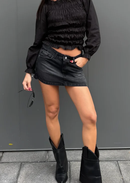 Mini Clasico Negro Tiro Bajo - VELA