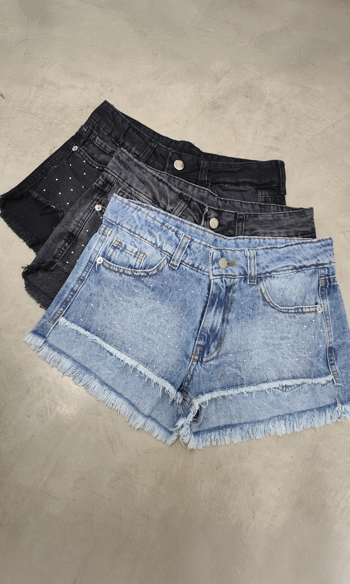 Short Tiro Bajo Con Brillos – JENNY STRASS