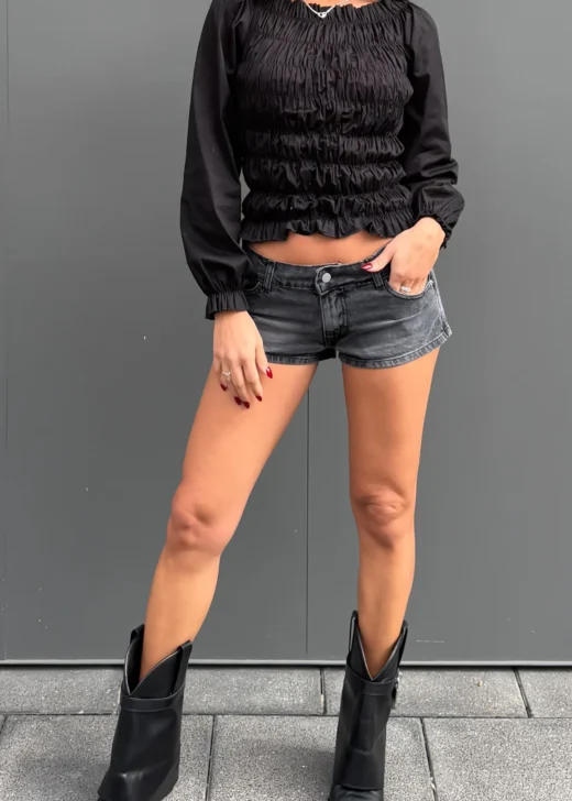 Short Negro Tiro Bajo  - CAZZU