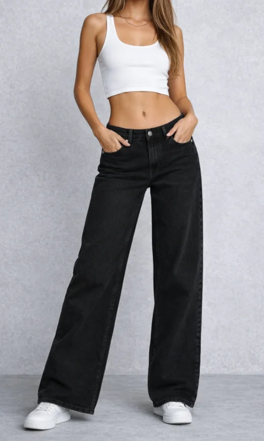 Wleg Negro Intenso Tiro Bajo  - NIKITA